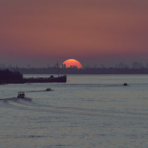 Atardecer en Paraná