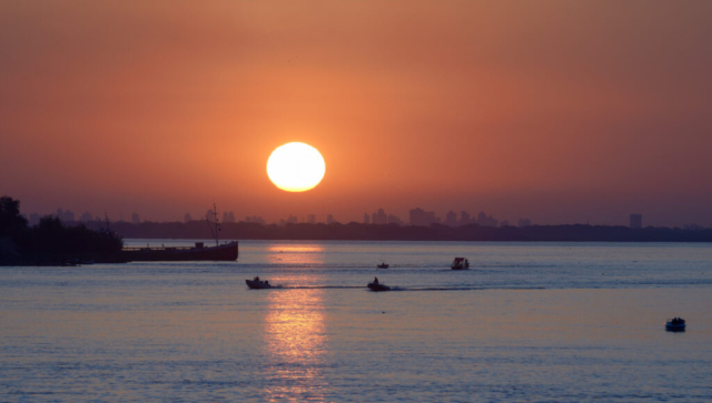 Atardecer en Paraná Argentina