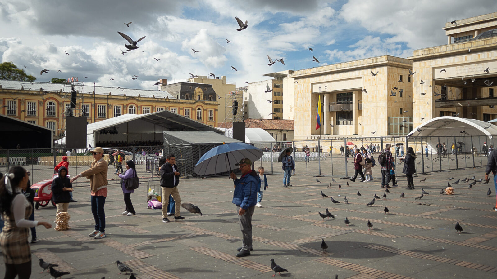 Plaza bolivar. Bogotá. Colombia